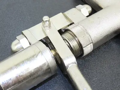 Müller Tankanlagen Pneumatic & Manual Filler Globe Valve Stainless Brass Metered