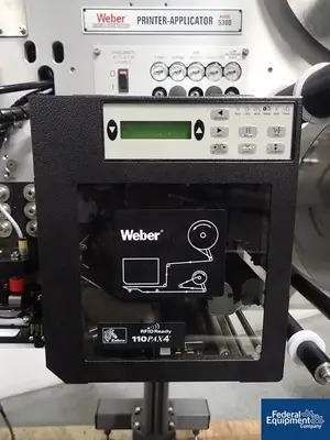 USED Weber Marking Weber Box Label Printer/Applicator, Model 5300