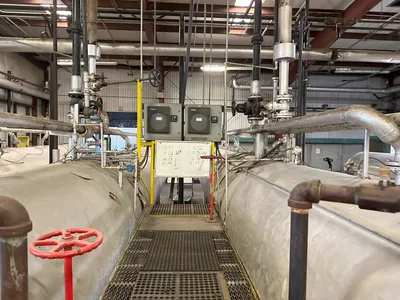 USED 1968 REID BOILER WORKS 60”X 40’ LONG DOUBLE DOOR