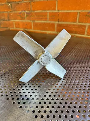 Used 40" STAINLESS STEEL MIXING SHAFT 1" DIAMETER W/ 6" IMPELLER Agitator Shaft California US | Equipment Lab #1415101