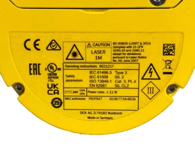 Used SICK MICS3ABAZ40PZ1 Safety Products (Other) California US | Heavy Wall Consulting #1310650