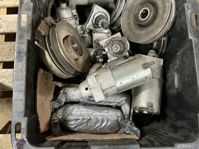 Large lot of good Kohler and Kawasaki starters removed from Exmark machines, as well as some Exmark ...