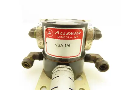 Allenair VSA Bleed Pilot Solenoid Valve 1/4" NPT Lot of 2