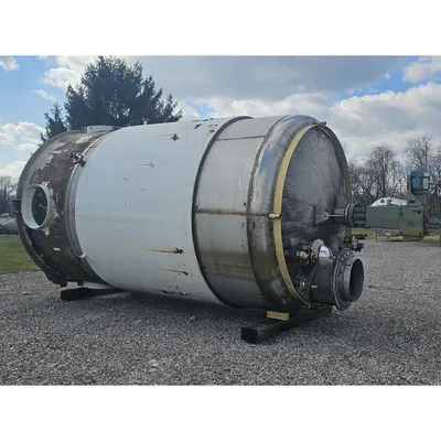 Used 6,850 Gal. Stainless Steel Liquid Mix Tank Jacketed