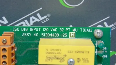 Honeywell MU-TDIA12 Isolated Digital Input Board 51304439-125 Rev. M Used