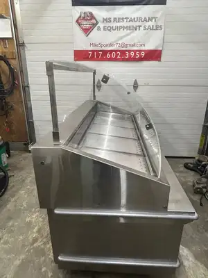 Traulsen TD078HT-1 Stainless Steel 78” Seafood Display Case Refurbished
