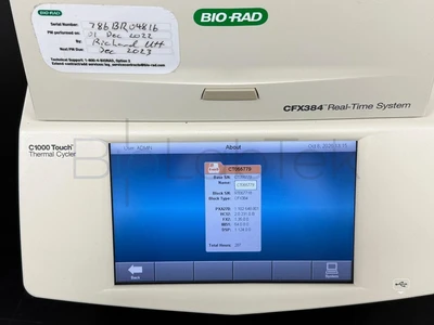 Used Bio-Rad CFX384 Touch PCR/Thermal Cycler Missouri US | BioLabTek #1547017