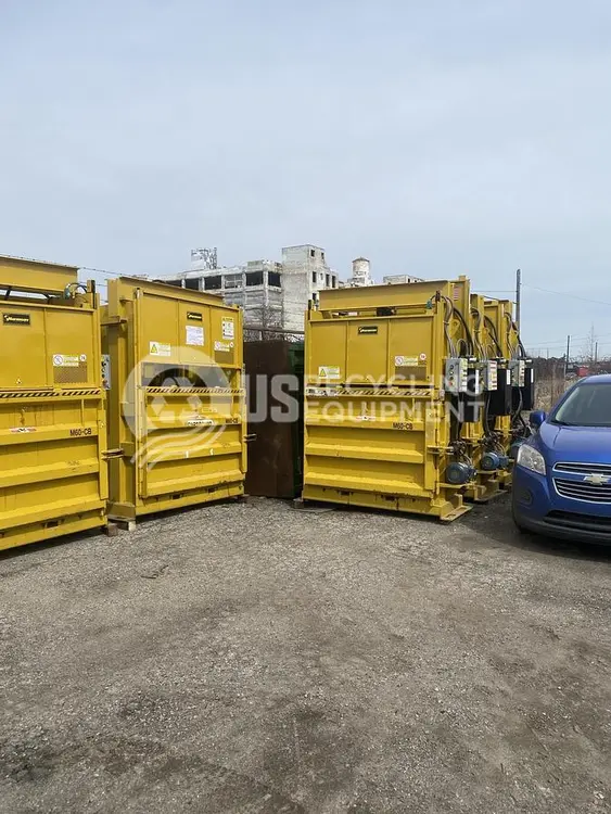 Used HARMONY FIVE (5) HARMONY M60CB VERTICAL Balers | US Recycling Equipment #474646