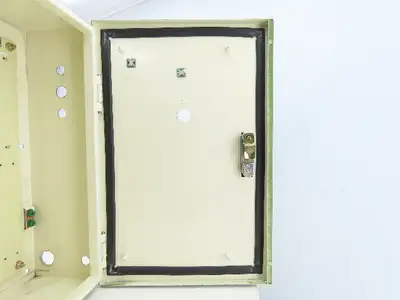 20-3-3/4x215-3/4x6-3/4" Hinged Door Electrical Enclosure W/Back Plate Keyed Lock