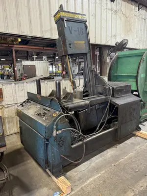 18" X 20" HYD-MECH MODEL #V18 VERTICAL TILT FRAME BAND SAW: STOCK #23400