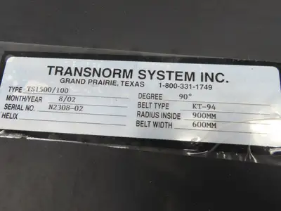 Used TRANSNORM _UNKNOWN_ Conveyor Parts | Arrow Industrial #635261