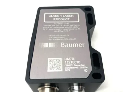 USED BAUMER HIGH PERFORMANCE DISTANCE LASER SENSOR
