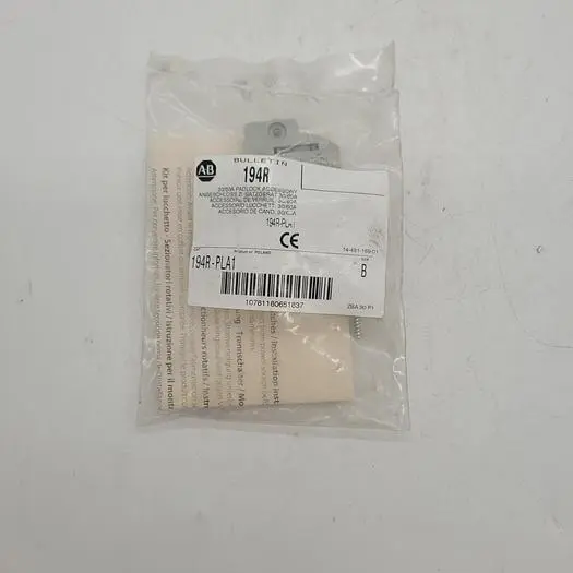 Used ALLEN-BRADLEY ALLEN-BRADLEY BULLETIN 194R 10/60A PADLOCK ACCESSORY 194R-PLA1 SER.B Disconnects | ND Industrial Surplus #1212167