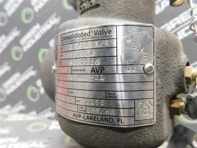 GE Dresser 1543F-21 Consolidated Valve 1 X 1 1/4 592 Lbs/hr .156 Lift Used