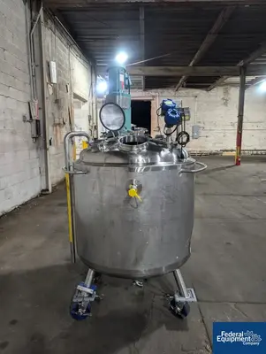 USED Precision 550 Liter Precision Stainless Reactor, 316L S/S, 45/100#