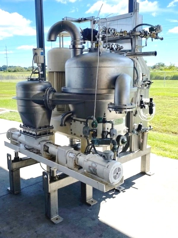Westfalia SC 35-03-577 Hydrostop separator skid, 316SS.