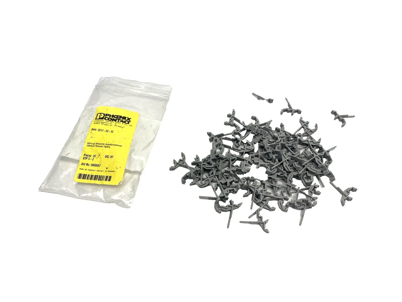 STP 5-2,0800967 | Phoenix Contact STP 5-2 Marker Carriers 0800967 LOT OF 80 - New – Open box