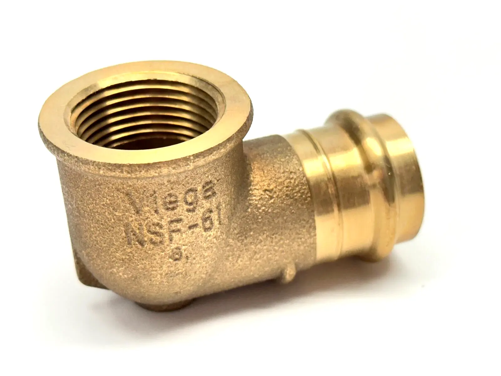 77552 | Viega  Propress 1" x 1" FNPT 90 Degree Elbow Bronze - New Other