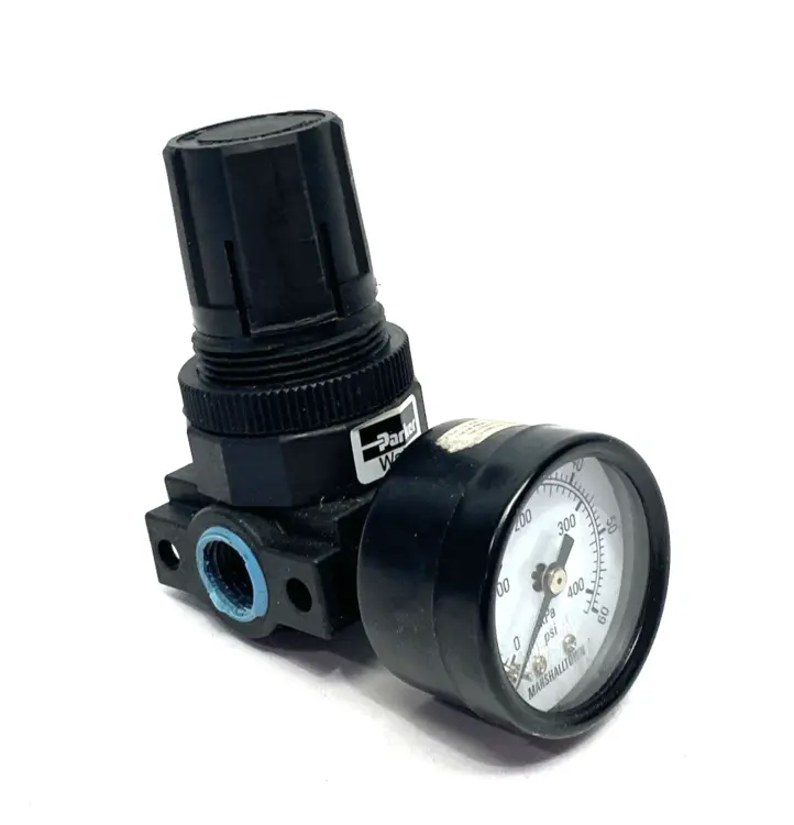 Used PARKER-WATTS MODULAR REGULATOR W/ GAUGE Air Pressure Regulators Michigan US | Maverick Industrial Sales #1090014