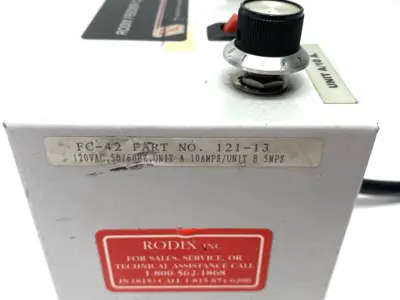 Used Rodix Plus Feeder Cube Dual Control Unit 10A Unit A, 5A Unit B, 121-13 Industrial Controls Michigan US | Maverick Industrial Sales #1402198