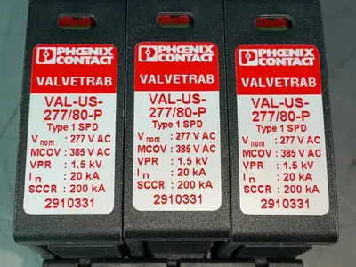 Used PHOENIX CONTACT VALUS277/80/3+0FM Surge Protectors Ohio US | HGR 24 #1515745