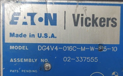 USED Eaton DG4V4-016C-M-W-B5-10