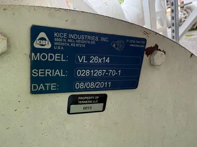 Used KICE INDUSTRIES, INC. CR SERIES FILTER Pellet Mills Pennsylvania US | Global Equipment International, LLC #1284539