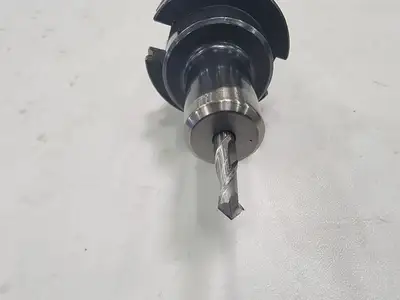 Tapered End Mill Drill Bit w/ CAT40 Adapter