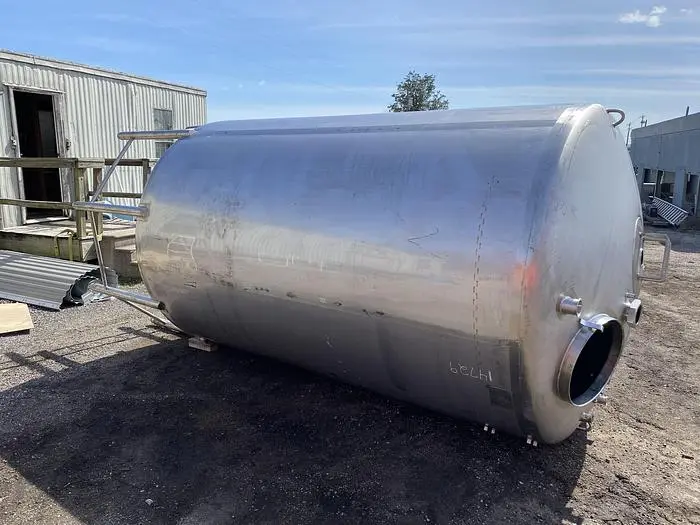 Used 1977 WALKER STAINLESS STEEL MIX Vertical Single Wall Tanks North Carolina US | DH Griffin Used Equipment #1383672