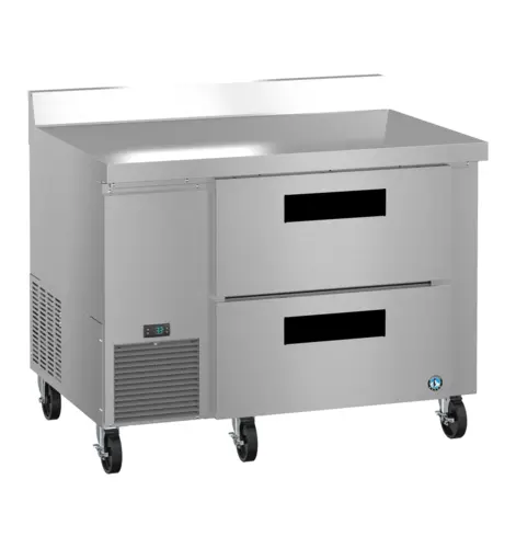 Hoshizaki WLR46B-D2 46" Steelheart Worktop Refrigerator w/ (1) Section & (2) Drawers, 115v