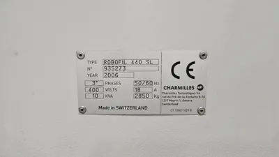 2006 CHARMILLES ROBOFIL 440SL ELECTRIC DISCHARGE MACHINES, N/C & CNC (CONVENTIONAL) | Prime Machinery (10)