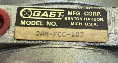 Used GAST 2AM-FCC-107 Hydraulic and Pneumatic Motors Ohio US | Surplus Asset Holdings #1312120