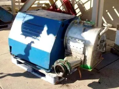 (2) Krauss-Maffei SZ 21 single-stage pusher centrifuges, SS.