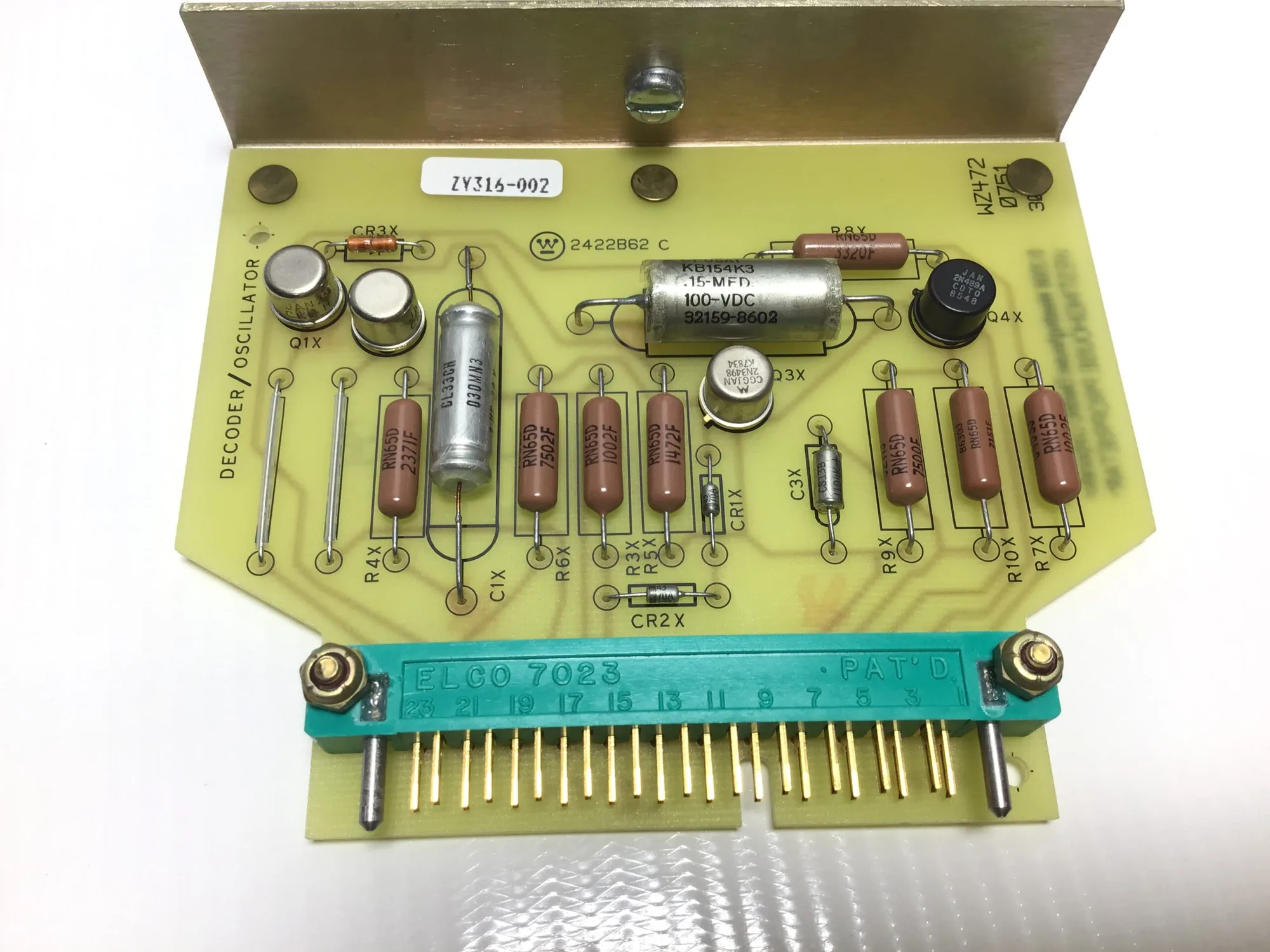 WESTINGHOUSE 2422B62C Circuit Board DECODER/OSCILLATOR