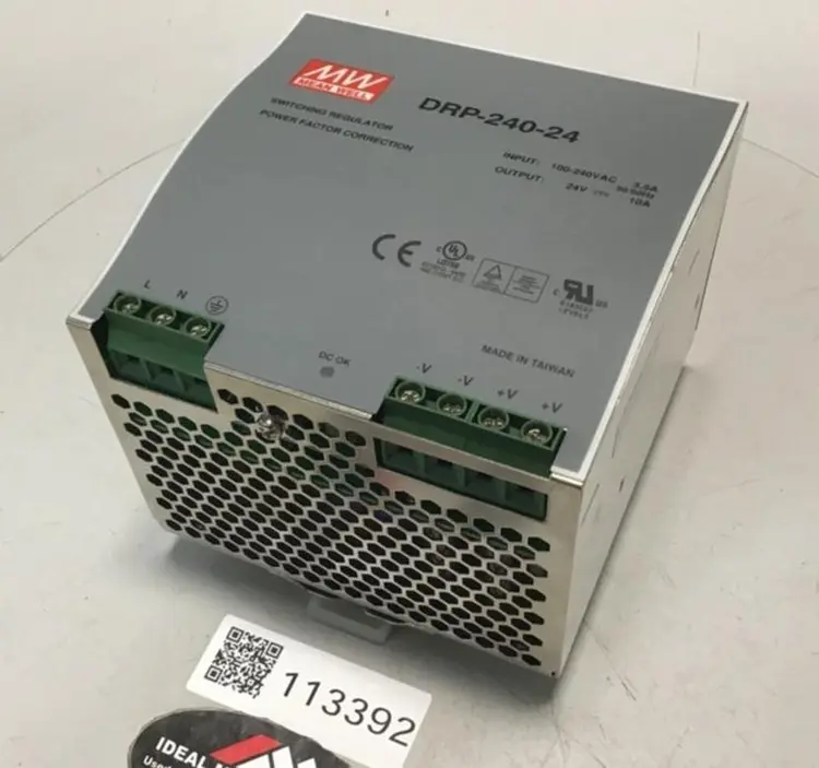 Used MEAN WELL DRP-240-24 Power Supplies Michigan US | Ideal Machinery #1174050