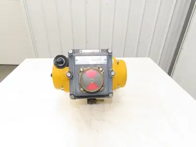 Emerson QS0350.U04STACW Pneumatic Actuator with Tufline 2"Flanged Plug Valve