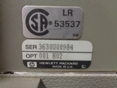 USED HEWLETT PACKARD 37702A