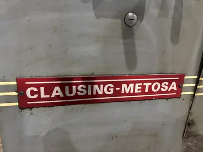14" X 40" CLAUSING METOSA MODEL #C1440 TOOLROOM ENGINE LATHE, 1-5/8": YOBRO #23849