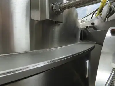 Fortville ROF Rotary Orienting Feeder 2-1/8x2" Spray Can Cap Sorter Stainless