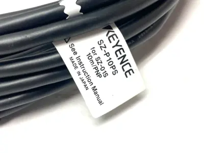 Keyence SZ-P10PS Safety Laser Scanner Output Cable PNP for SZ-01S - Used