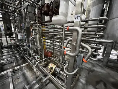 Pasteurizer, HTST, Tube-In-Tube, CIP, Vacuum Separator, #5674433