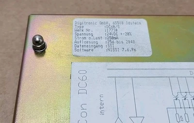 USED Digitronic DC60/S