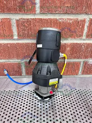 USED ITT PURE-FLO A208 DIAPHRAGM VALVES 90PSI 1" W/ ASCO VALVE POSITIONER