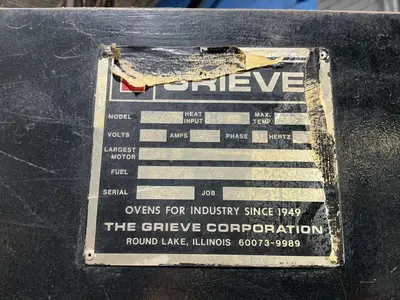 Used GRIEVE AG500 Ovens Ohio US | HGR 24 #1324957
