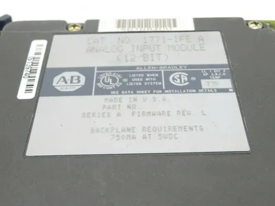 USED ALLEN BRADLEY 1771-IFE INPUT MODULE 1771IFE