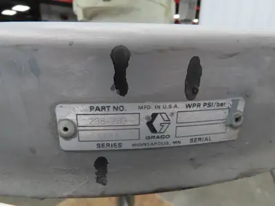 Graco 238-283 	Drum Agitator Siphon Kit Air Driven Drum Unloader Elevator Lift