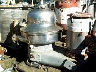 (2) Westfalia SIG 15007 nozzle centrifuges, 316 SS.