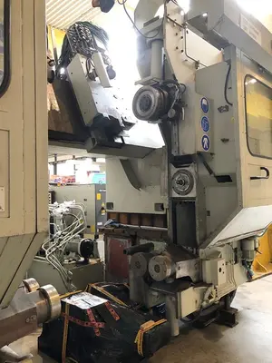 USED HEGENSCHEIDT PN 190 CNC PORTAL WHEELSET LATHE