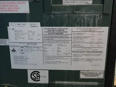 Used 2016 RAYPAK WH70700A Heat Treating Units Ohio US | HGR 24 #873732