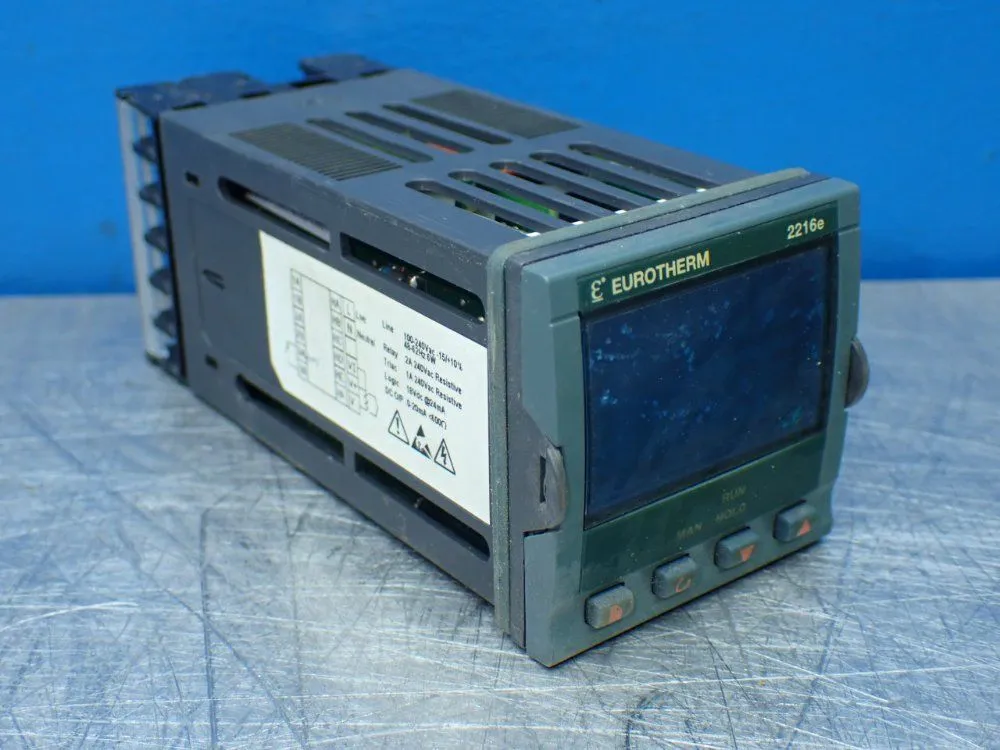 Used EUROTHERM 2216E/NS/VH/R1/FH/RF/2YM/ENG/EUO523 Temperature Controls Ohio US | HGR 24 #803612